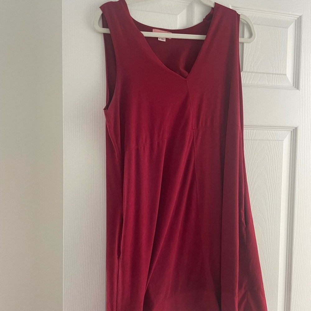 ten sixty sherman red shift dress
